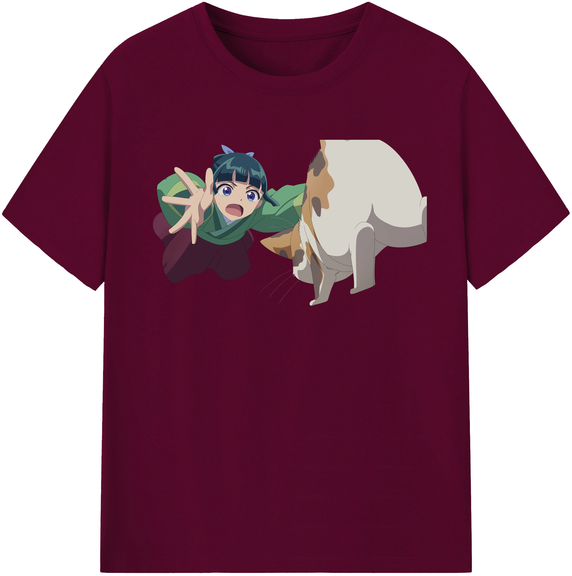 （画像用） 薬屋のひとりごと The Apothecary Diaries レディースカジュアルプリントTシャツ（綿100％）